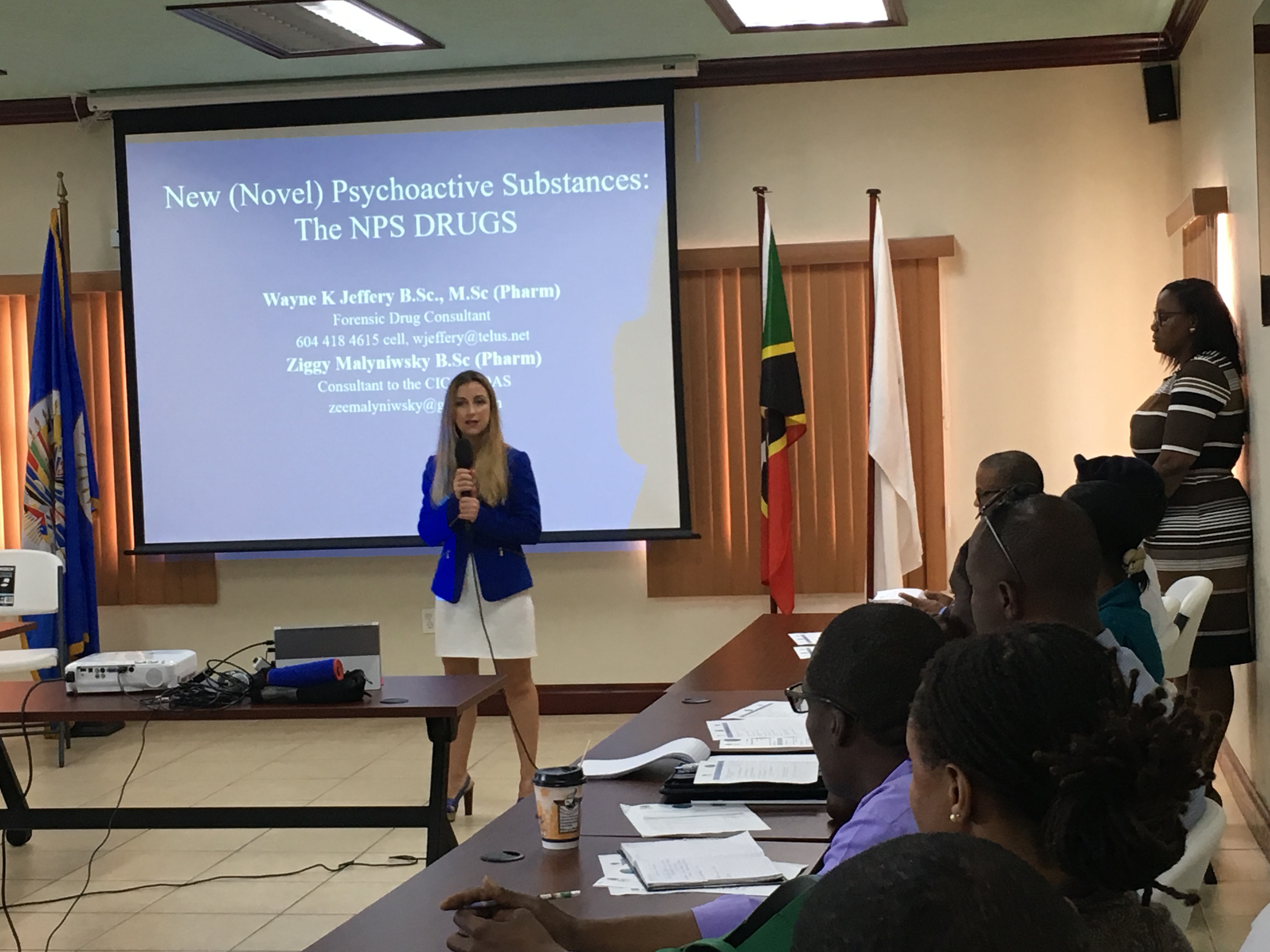 OAS/CICAD Seminar on the Control of Chemicals Used In The Producation Of Illicit Drugs and Synthetic Drugs held in St Kitts and Nevis - April 3-5, 2018